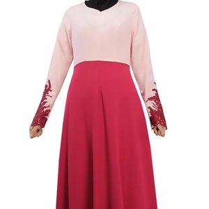 Modern Two Colors Dress